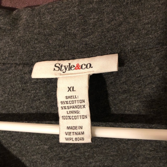 Gray Zip Jacket - Picture 3 of 3